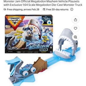 Megalodon Mayhem Vehicle Playset - Blue and Gray